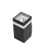 JASON SQ WALL IP65 BK AZ5221 AZZARDO